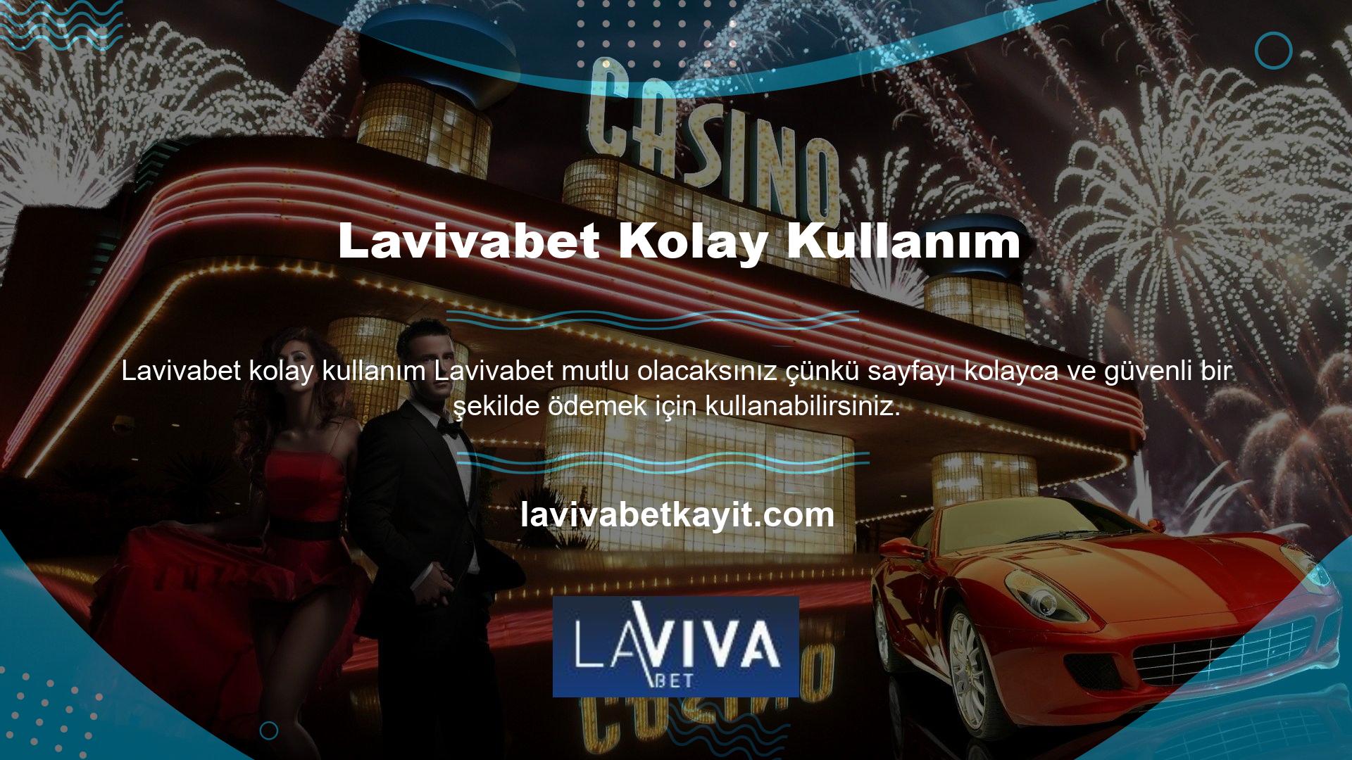 Lavivabet sitesinde yer alacak çok fazla şey bulabilirsiniz